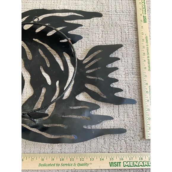 Large Metal Fish Sculpture From Cabo. With Candle Holder. Hanging - Picture 14 of 16